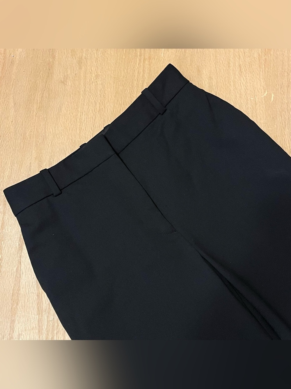 Aritzia / Babaton High Waisted Straight Leg Agency Pant - City Wool - Black - Picture 3 of 13